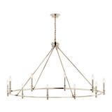 Carrick 10 Light Oversized Chandelier by Kichler - 52707