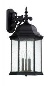 Main Street 3 Light Outdoor Wall Lantern 25.5 Inch Wide by Capital - 9838