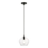 Aldrich 1 Light Small Pendant 15 Inch Tall by Livex - 49088