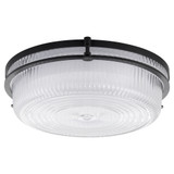 Emory 16W 1 CCT LED Flush Mount 4 Inch Tall and 14 Inch Wide by Quorum - 368-14