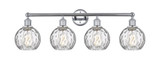 Athens Water Glass 4 Light Vanity Light 33 Inch Wide by Innovations - 616-4W-G1215-6
