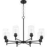 Wallinger 8 Light Large Chandelier by Quorum - 6112-8