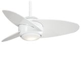 Slant Ceiling Fan with Light Kit 16 Inch tall by 36 Inch wide by Minka Aire - F410L