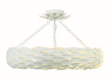 Broche Six Light 24 Inch Wide Flush Mount by Crystorama - 536_CEILING