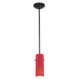 Cylinder 10W 1 LED Mini Rod Pendant by Access - 28030-3R