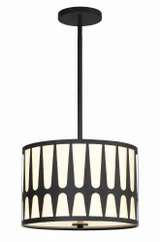 Royston 3 Light Medium Pendant by Crystorama - ROY-803