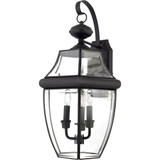 Newbury 3 Light Outdoor Candle Style Wall Lantern by Quoizel - NY8318