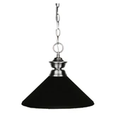Shark 1 Light Medium Pendant by Z-Lite - 100701BN
