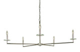 Muse 5 Light Oversized Chandelier by Framburg - 5450Mblack