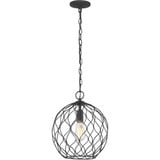 Parisian Mesh 1 Light Medium Pendant by Matteo - C54401