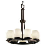 Limoges Dakota 9 Light Medium Chandelier by Justice Design POR-8766-10-BANL - POR-8766-10-BANL