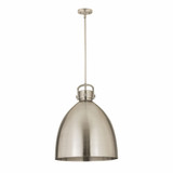 Newton Bell 1 Light Metal Large Pendant 18 Inch Wide by Innovations - 410-1SL-M412-18