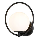 Bucktown 1 Light Wall Sconce 9.75 Inch Tall and 9.5 Inch Wide by Vaxcel - W0475