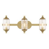 Holton 3 Light Bath Vanity 9 Inch Tall and 24 Inch Wide by Savoy House - 8-3024-3