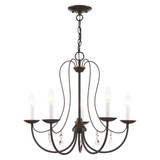 Mirabella 5 Light Medium Chandelier by Livex - 40865
