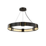 Aura 6 Light Contemporary Large Pendant 28.9 Inch Wide by Hubbardton Forge - 138585HF