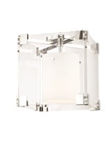 Achilles 1 Light 13 Inch Wide Flush Mount by Hudson Valley - 4100