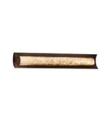 Fusion Lineate 23W LED Mror Glass Linear Vanity Light by Justice Design - FSN-8635-MROR