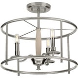 Durrell 3 Light 16 Inch Wide Semi Flush Mount by Progress - P350150