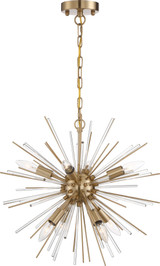 Cirrus 8 Light Small Chandelier by Nuvo - 60-69-8C