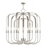 Addison 10 Light Small Linear Chandelier by Livex - 51940A