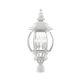 Frontenac 4 Light Outdoor Post Top Lantern 11.5 x 27.5 Inches by Livex  - 7703