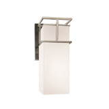 Fusion Structure 12W LED Large Outdoor Wall Mount by Justice Design - FSN-8644W-OPAL