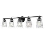 Andree 5 Light Bath Vanity 9 Inch Tall and 40 Inch Wide by Z Lite - 1960-5V