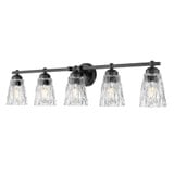 Andree 5 Light Bath Vanity 9 Inch Tall and 40 Inch Wide by Z Lite - 1960-5V