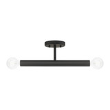 Copenhagen 2 Light 17 Inch Length Modern Semi Flush Mount by Livex - 51139