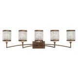 Grammercy 5 Light Vanity Light 42.25 Inch Wide by Livex - 50565