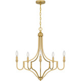 Mabel 5 Light Large Chandelier by Quoizel - MAB5026