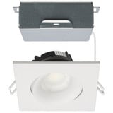 ColorQuick 12W CCT LED Square Gimbaled Direct Wire Downlight by Satco S1162 - S1162S1