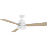 Trevina II Wide Ceiling Fan 1 Light Wall Control 52 Inch wide by Progress - P2556