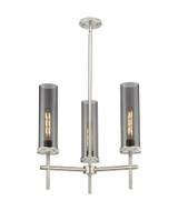 Lincoln 3 Light Stem Chandelier 19.5 Inch X21.25 Inch Wide by Innovations - 471-3CR-G471-12