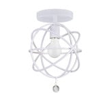 Solaris 1 Light 9 Inch Wide Flush Mount by Crystorama - 9220_CEILING