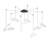 Papillons 9 LED Pendant 6.75 Inch Tall and 24 Inch Wide by Sonneman - 2905