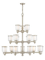 Middlebush 8 Light Small Linear Chandelier by Livex - 40208