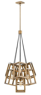 Ensemble 7 Light Large Foyer Chandelier by Fredrick Ramond - FR42448