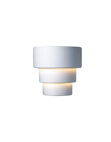 Ambiance 1 Light Small Terrace Outdoor Wall Mount by Justice Design - CER-2225W