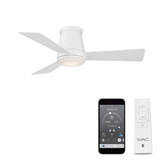 Hug 3 Blade Flush Mount Ceiling Fan with Light Kit 44 Inches Wide by WAC  - F-036L