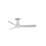 Kute Flush Ceiling Fan/Double Walled Light Kit 44 Inch Wide by Fanimation - FPD8547-DWLK-F