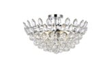 Emilia 5 Light 20 Inch Wide Flush Mount by Elegant - 1105F20