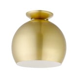 Piedmont 1 Light 10 Inch Wide Transitional Semi Flush Mount by Livex - 43390-2