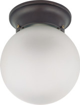 1 Light 6 Inch Wide Ball Flush Mount by Nuvo - 60-60