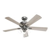 Crestfield 5 Blade Ceiling Fan with Light Kit 52 Inch W by Hunter Fans - 52534