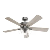 Crestfield 5 Blade Ceiling Fan with Light Kit 52 Inch W by Hunter Fans - 52534