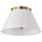 Dover 2 Light 13.75 Inch Wide Flush Mount by Nuvo - 60-74-1375W825H