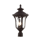 Oxford 3 Light Outdoor Post Top Lantern 11 x 22 Inches by Livex  - 7859