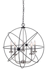 Sumerside 5 Light Medium Chandelier by Canarm ICH282B05CH25 - ICH282B05CH25